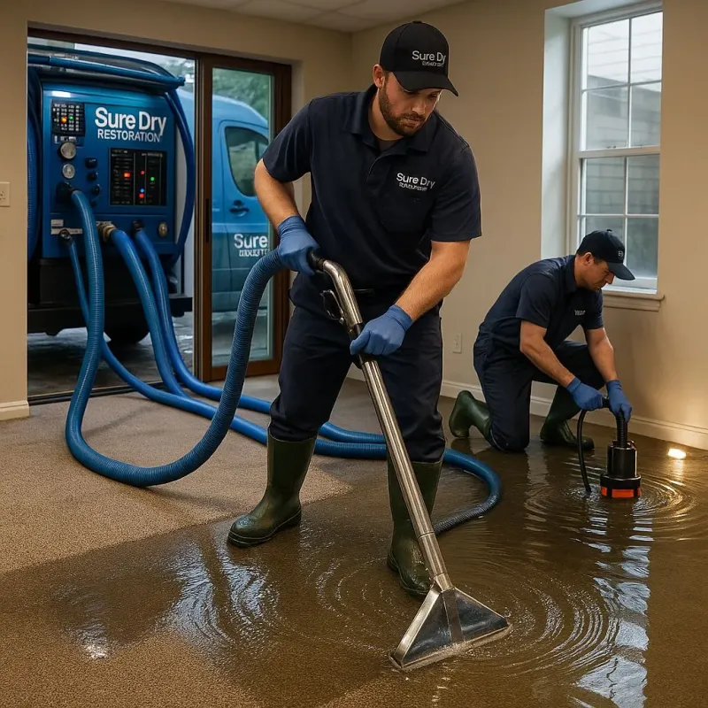 Water Extraction and Removal process in Ozaukee County, WI